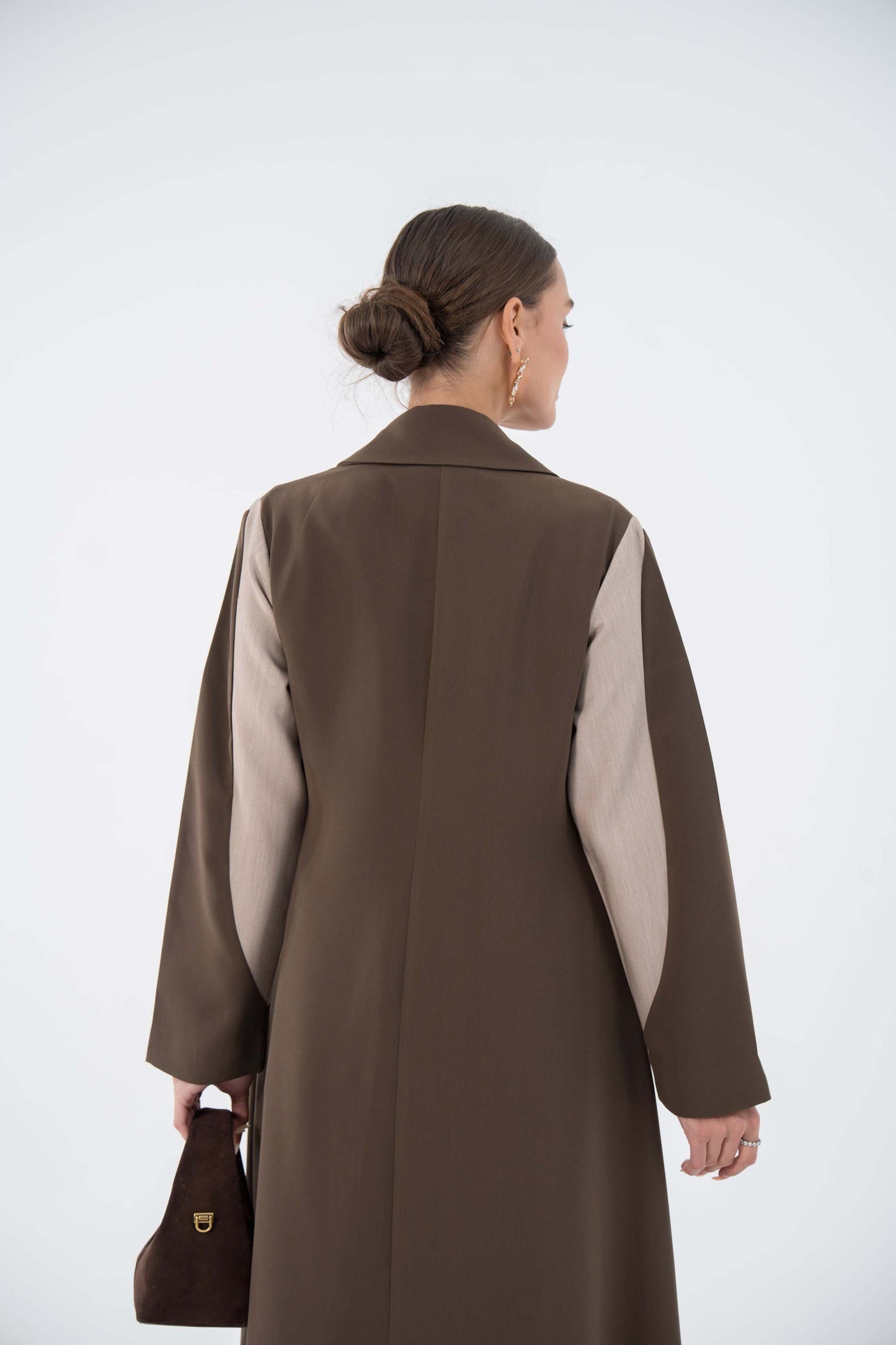 Shade Blazer Crepe Abaya