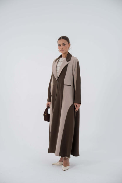 Shade Blazer Crepe Abaya