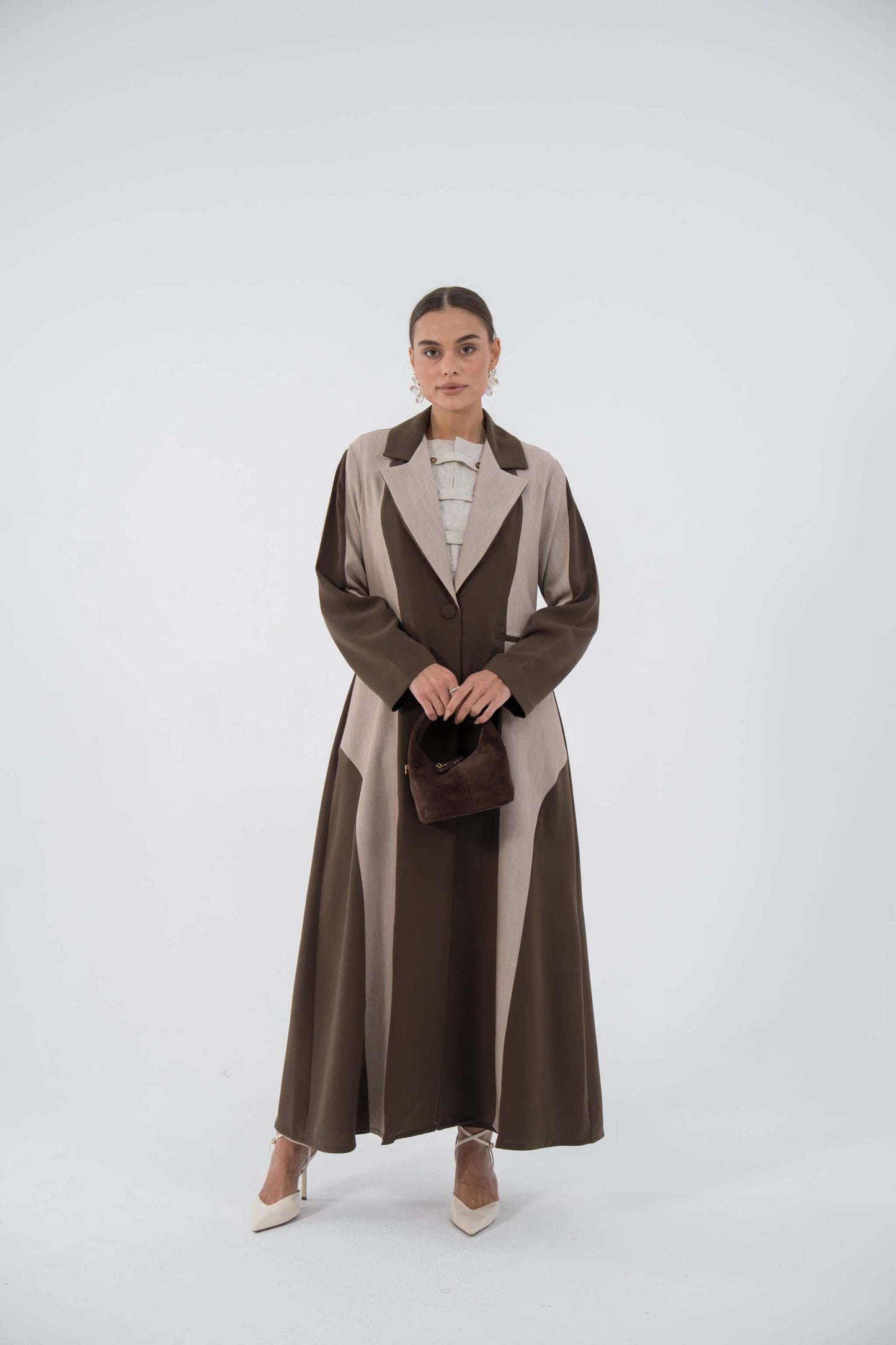 Shade Blazer Crepe Abaya