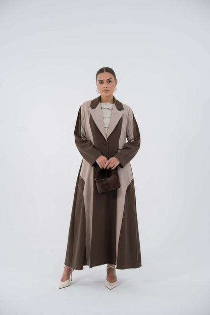 Shade Blazer Crepe Abaya