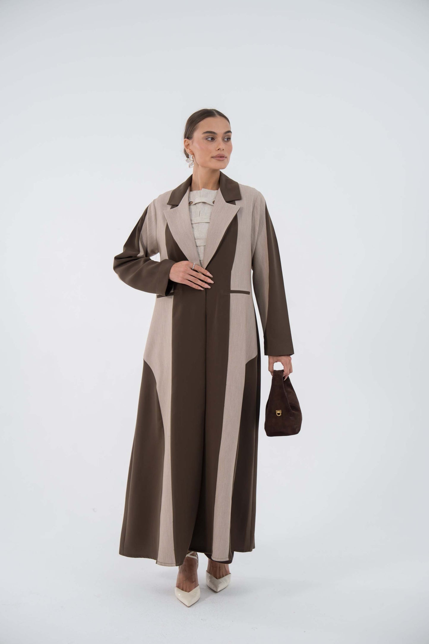 Shade Blazer Crepe Abaya