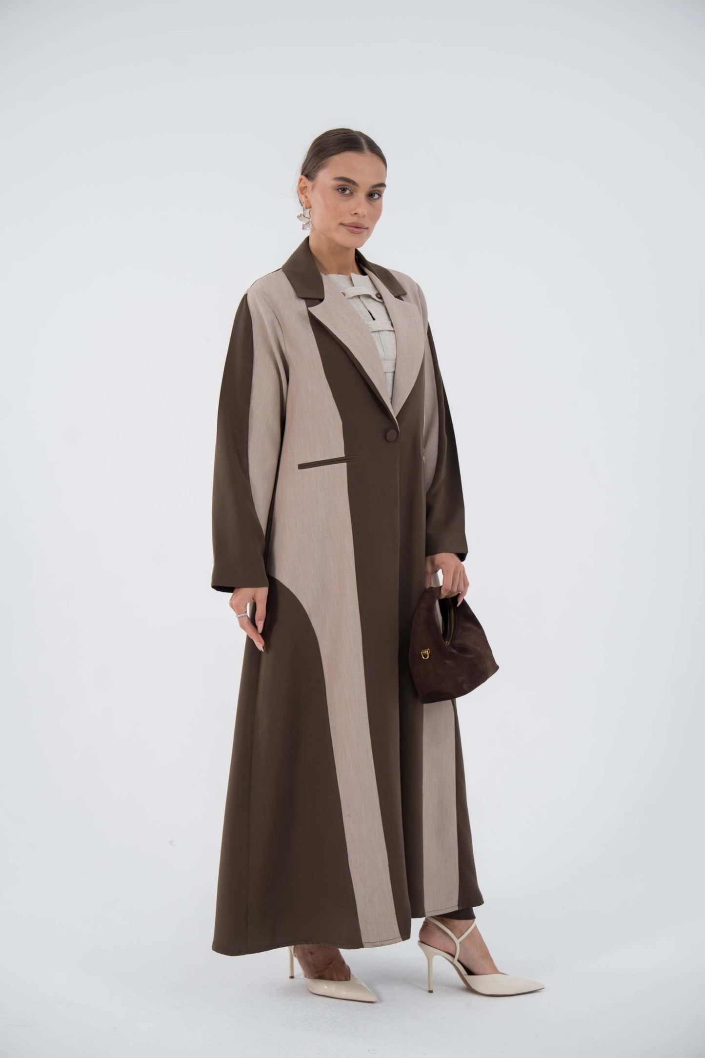 Shade Blazer Crepe Abaya