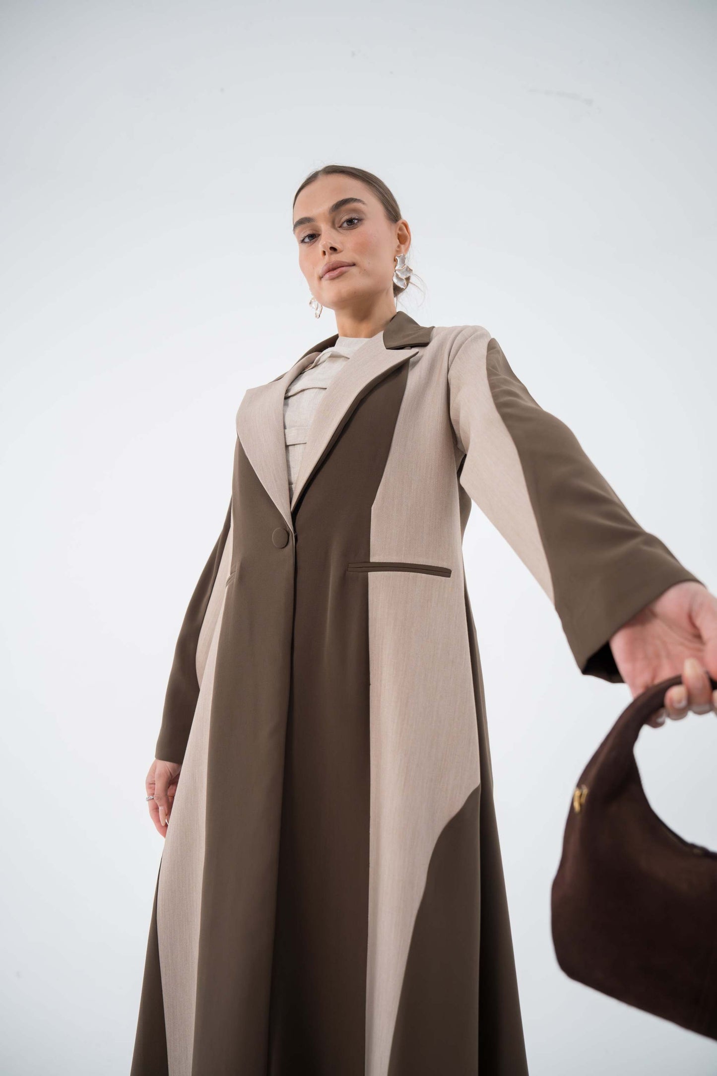 Shade Blazer Crepe Abaya