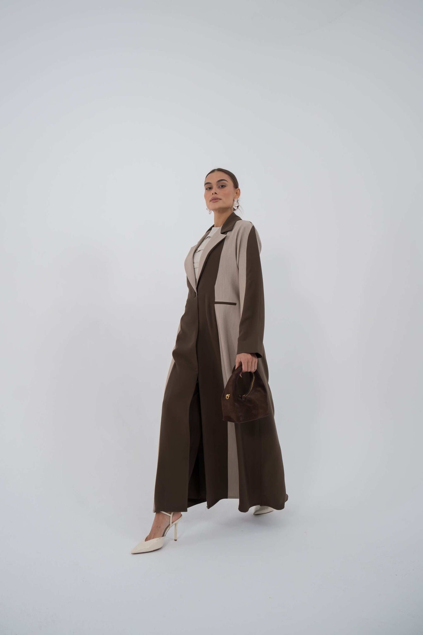 Shade Blazer Crepe Abaya