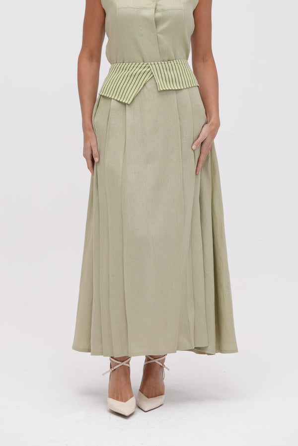 Pistachio Motion Skirt