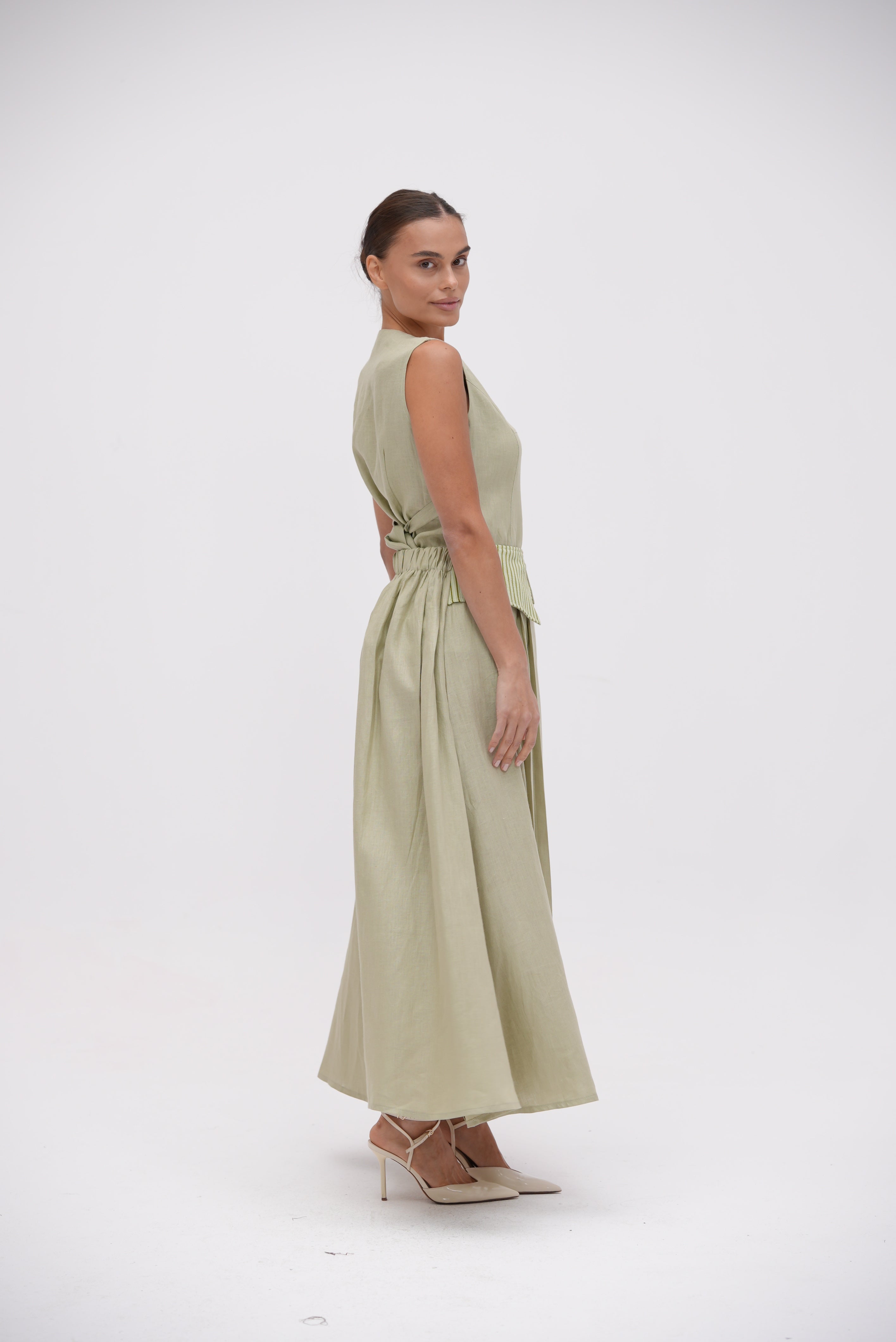 Pistachio Motion Skirt