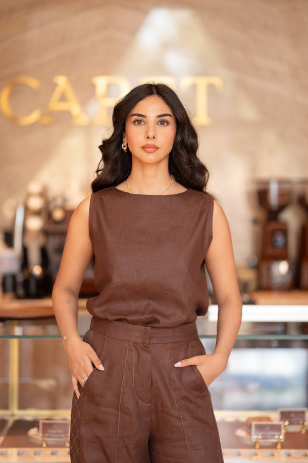 Mocha Muse Blouse