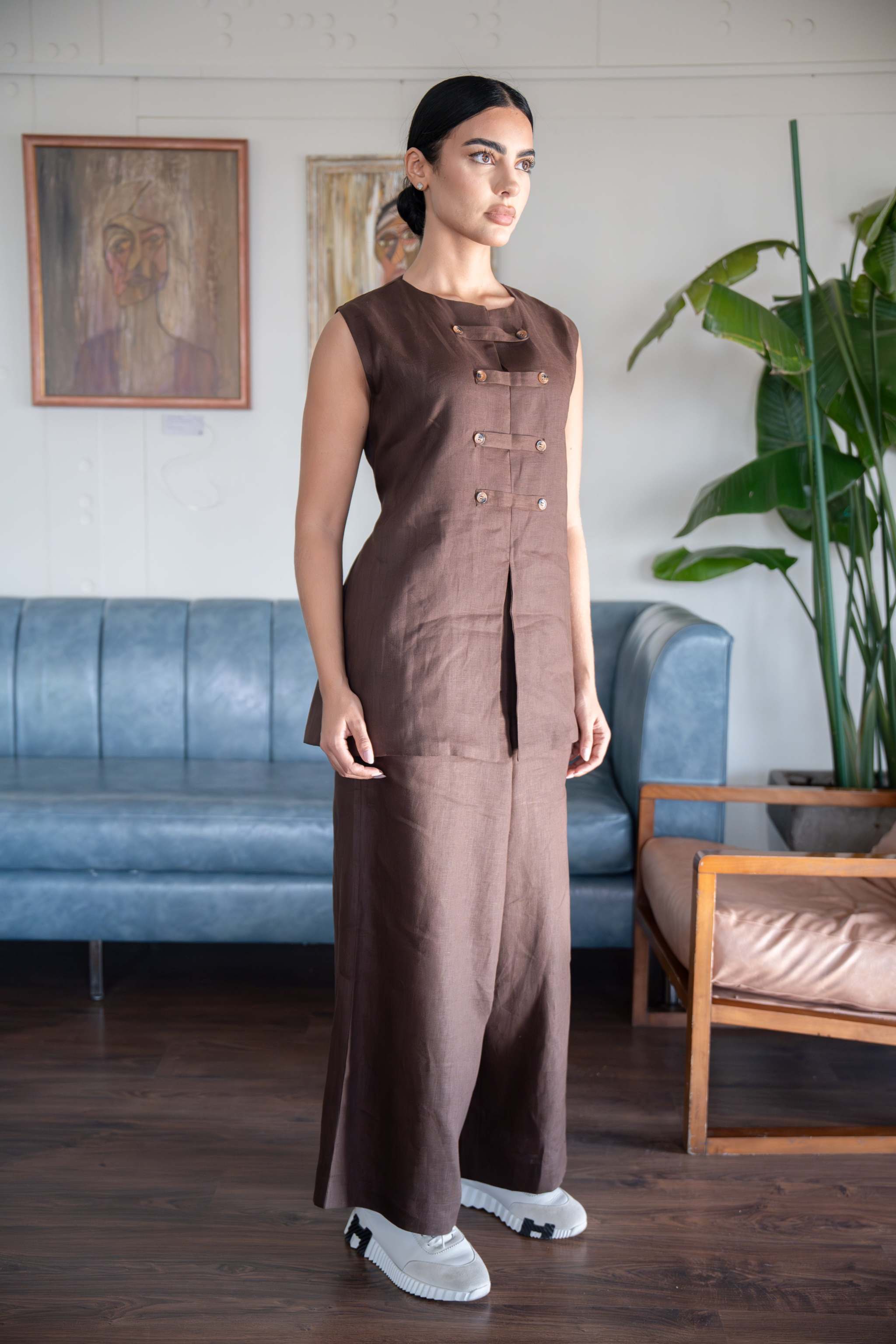 Brown Blouse