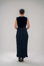 Refined Navy Blue Dress