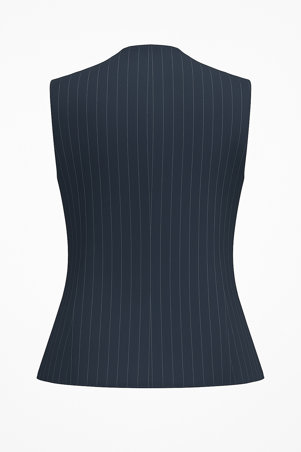 Pinstripe Sleeveless Waistcoat