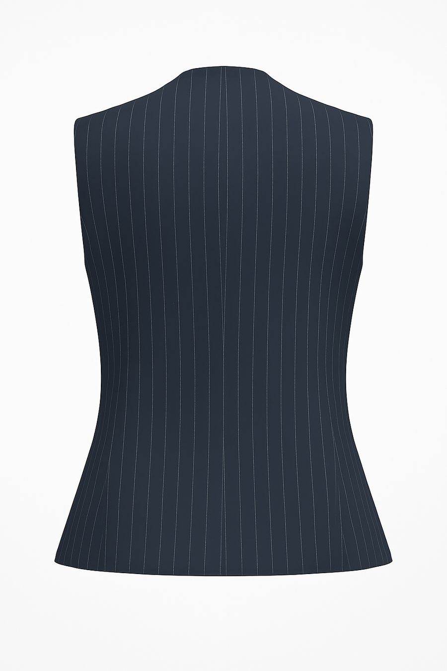 Pinstripe Sleeveless Waistcoat