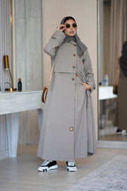 عباية كاكي ترنشكوت