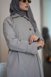 عباية كاكي ترنشكوت