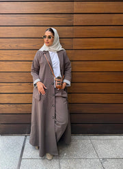 Taupe Wide-Leg Pants – Effortless Sophistication