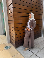 Taupe Wide-Leg Pants – Effortless Sophistication