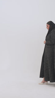 Elegant - Black jacquard blazer