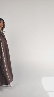 Tiramisu - Dark Brown Linen Blazer